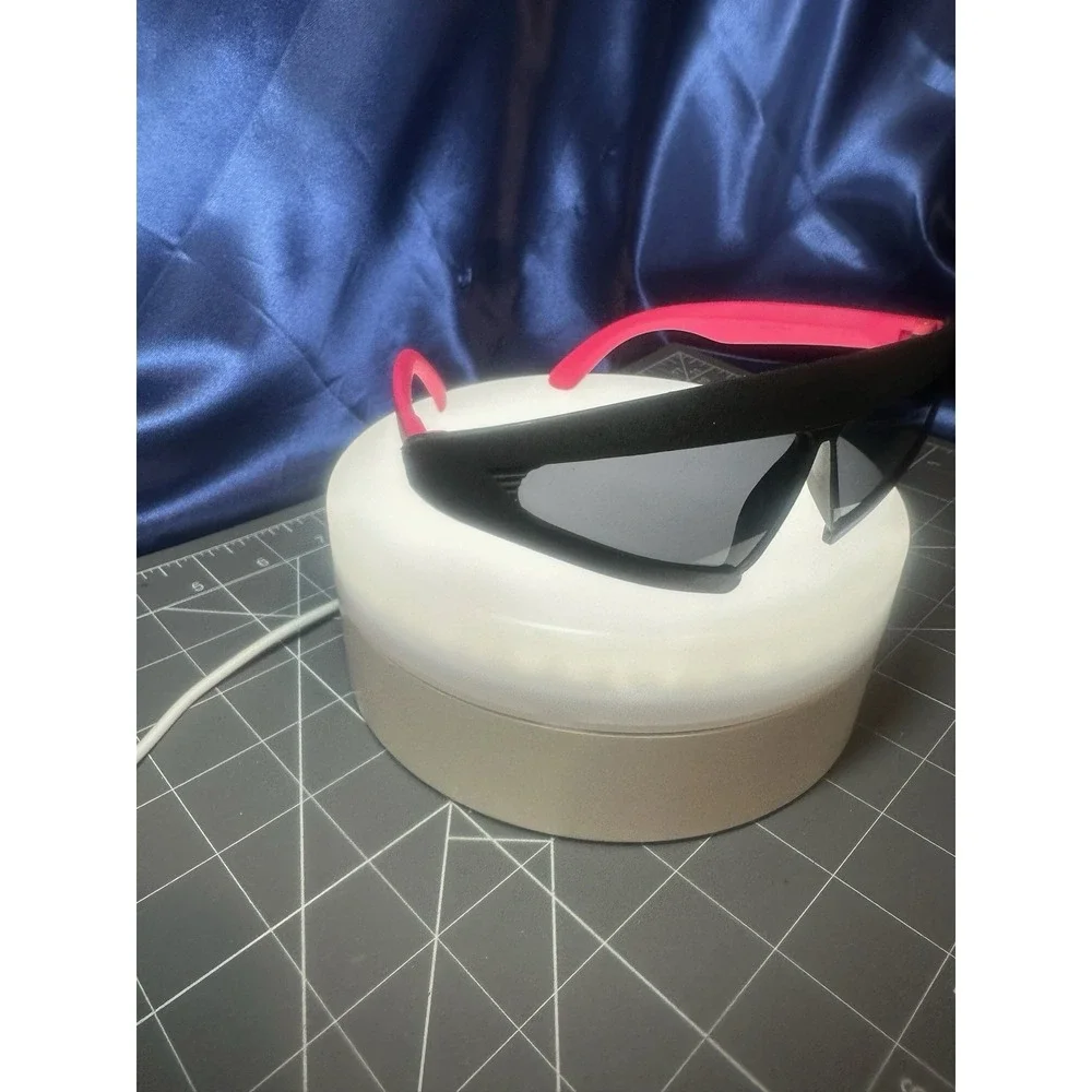 Vintage 1989 Pizza Hut Back To The Future Black/Hot Pink Promotional Sunglasses